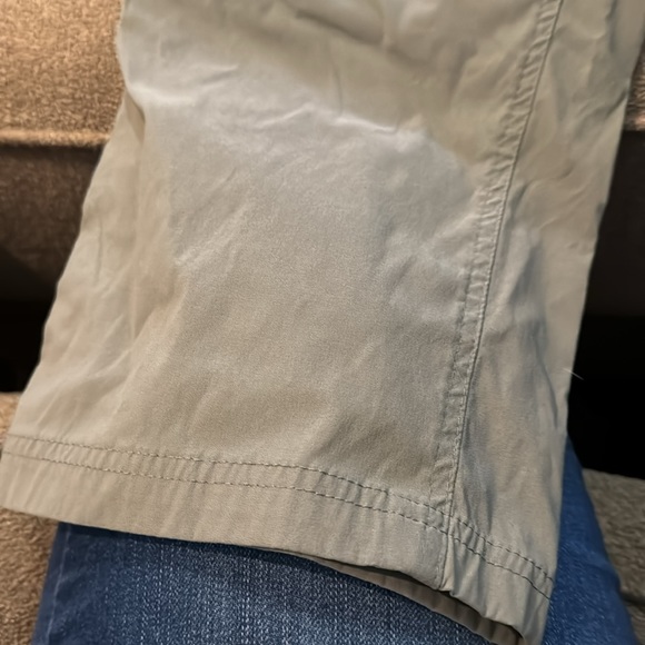 Eddie Bauer Green Nylon Hiking Cropped Pants Women’s Size 14 (TD) - Picture 3 of 7